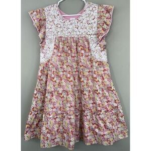J Marie Dress Women's Small Embroidered Floral With Pockets